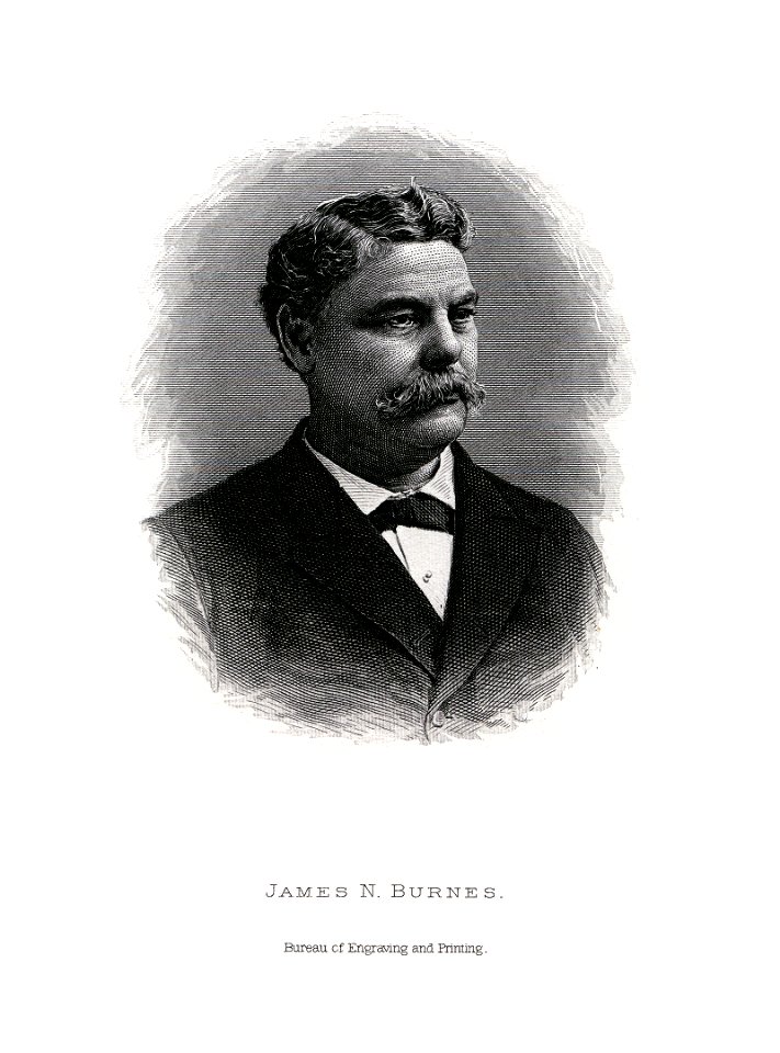 BURNES, James N (BEP engraved portrait)