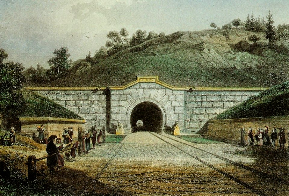Burgbergtunnel Erlangen 001 koloriert