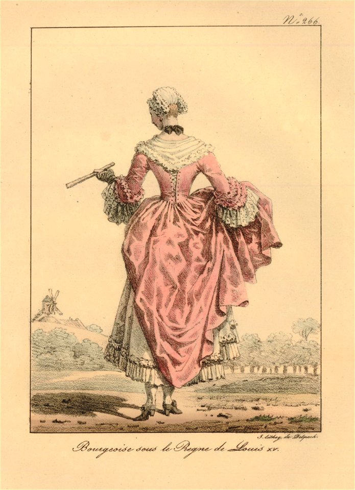 Burgeoise sous le Regne de Louis XV (BM 1887,0311.10 1)