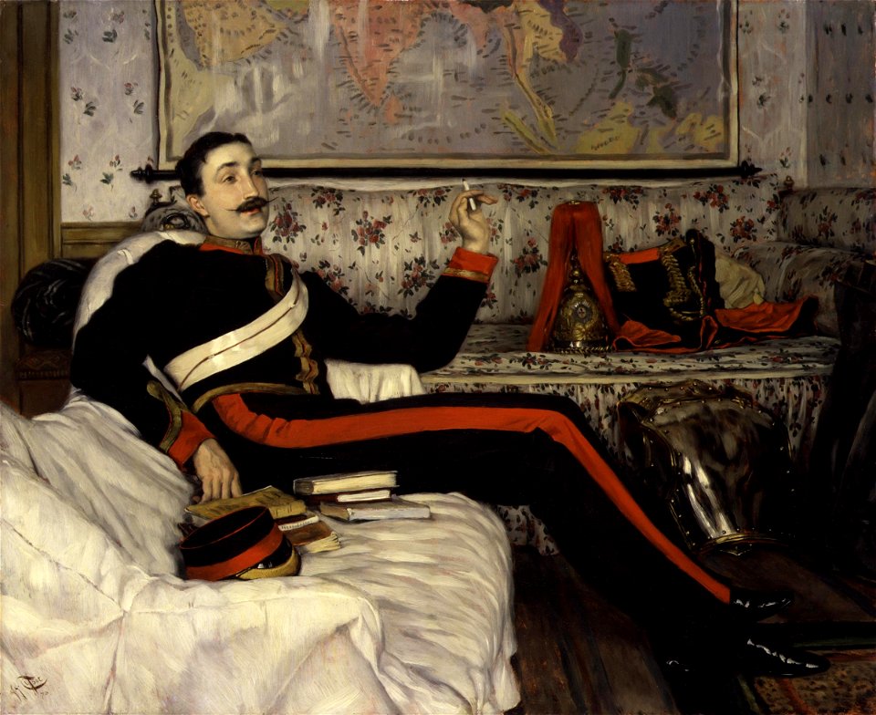 Frederick Gustavus Burnaby by James Jacques Tissot
