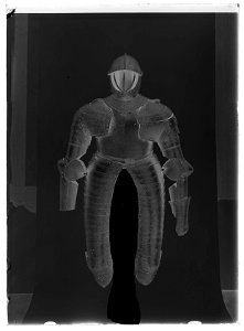Burgonet, till halvrustning, 1600-tal - Livrustkammaren - 60520-negative
