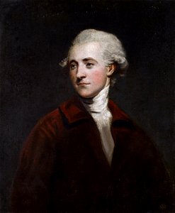 Richard Burke, by Studio of Sir Joshua Reynolds. Free illustration for personal and commercial use.