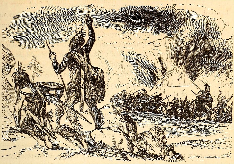 Burning of Aquascogoc 1585