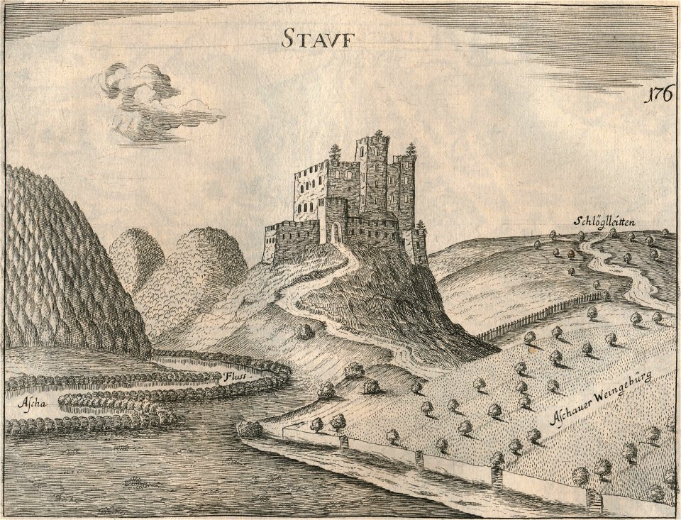 Burgruine Stauf - Vischer