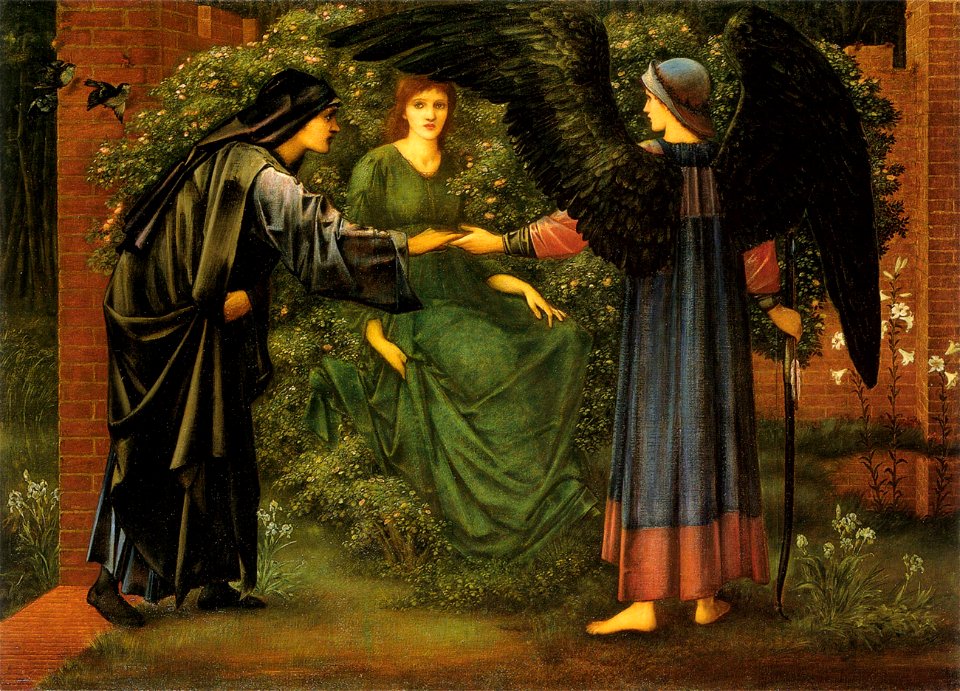 The Heart of the Rose by Sir Edward Coley Burne-Jones, 1889