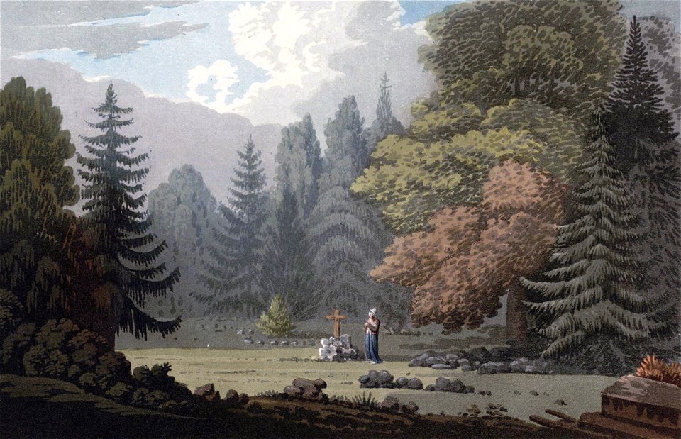 Burial ground at Larkoul (JW Edy plate 64)