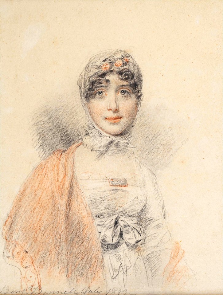 Burnell-98010 - Portrait of a Young Woman - July 1813
