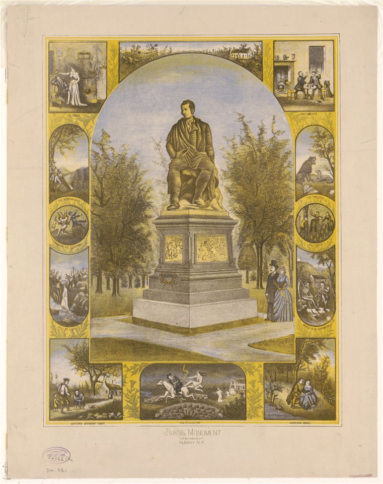 Burns monument the McPherson gift Albany, N.Y. LCCN2004670561