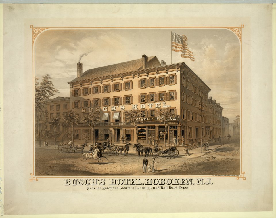 Busch's Hotel, Hoboken, N.J. LCCN2003671711