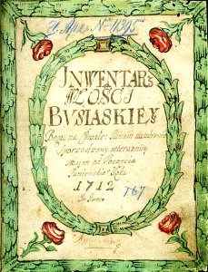 Busiaž. Бусяж (1712)