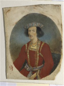 Bust portrait of the Hindu reformer Ram Mohan Roy.
