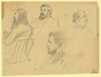 Bust portraits of four men including Colonel Hill of the Athens, Georgia Banner LCCN2004661166