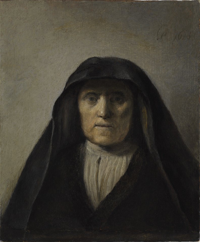 Bust of an Old Woman, circle of Rembrandt van Rijn, early 1630s, The ...