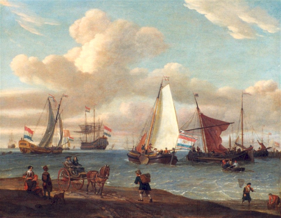 Busy Harbour, by Abraham Jansz Storck