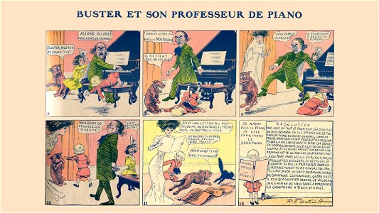 Buster et son professeur de piano 2