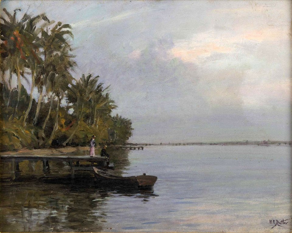 At the Dock by Howard Russell Butler