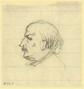 Bust-length profile portrait LCCN2004661079