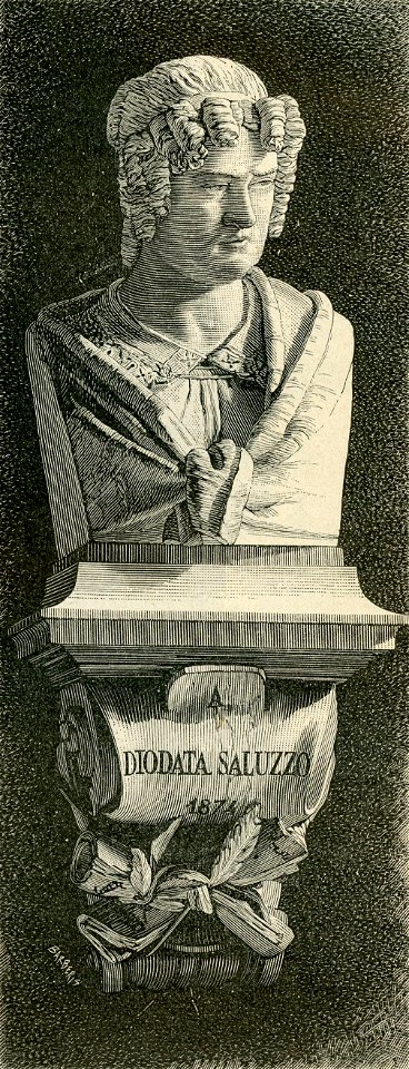 Busto alla poetessa Diodata Saluzzo