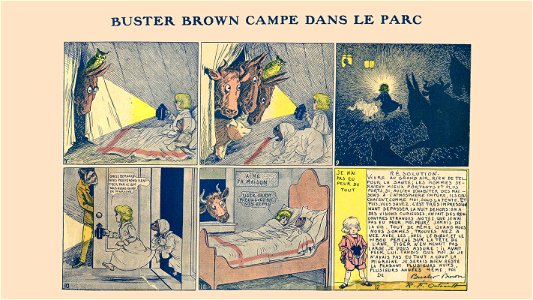 Buster Brown campe dans le parc 2