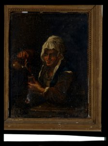 Buveuse - anonyme - musée d'art et d'histoire de Saint-Brieuc, DOC 106