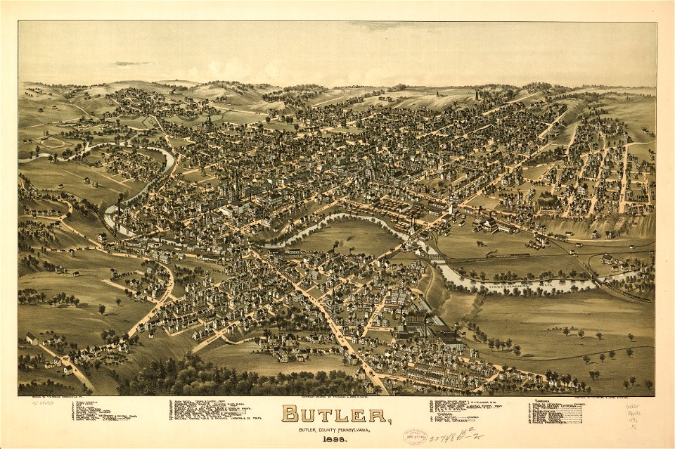 Butler, Butler County, Pennsylvania, 1896. LOC 75694953