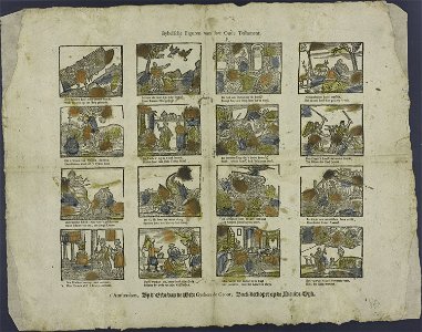 Bybelsche figuren van het Oude Testament-Catchpenny print-Borms 1005