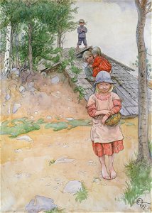 By the Cellar (Carl Larsson) - Nationalmuseum - 26033