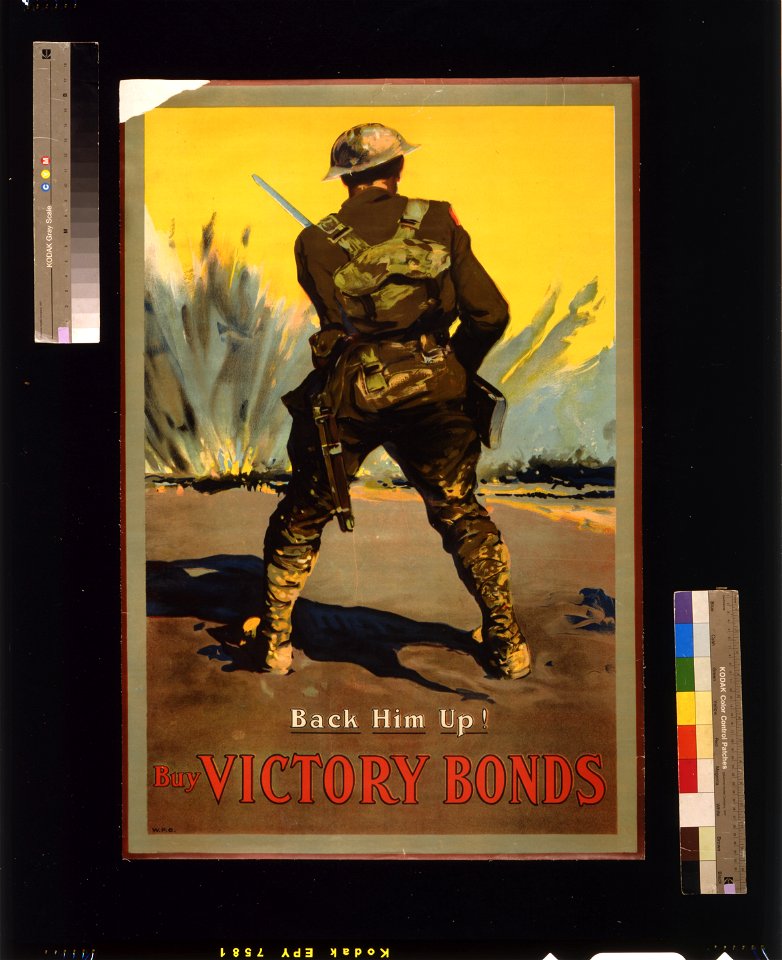 Buy Victory Bonds. Back him up! LCCN2004666236