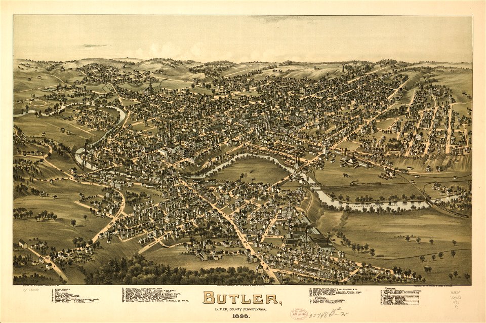 Butler, Butler County, Pennsylvania, 1896. LOC 75694953