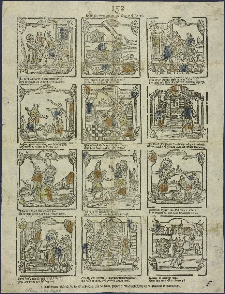 Bybelsche figuren uyt het Nieuwe Testament-Catchpenny print-SMC K 0141