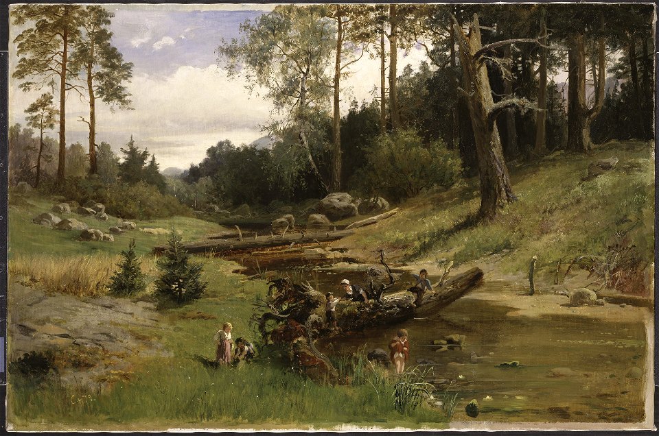By the Brook in the Forest (Kung Karl XV) - Nationalmuseum - 21809