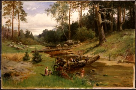 By the Brook in the Forest (Kung Karl XV) - Nationalmuseum - 21809