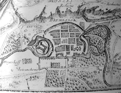 Bydgoszcz Plan Erika Dahlberga 1657 r