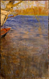 By the Sea. A Spring Day (Bruno Liljefors) - Nationalmuseum - 22579