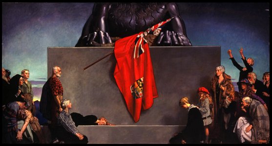 Byam Shaw-The Flag (CWM19710261-0656)
