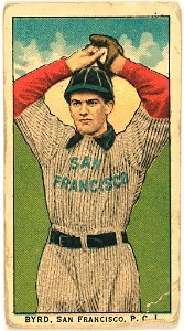 Byrd, San Francisco Team, baseball card portrait LCCN2008677333