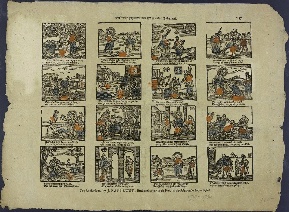 Bybelsche figuuren van het Nieuwe Testament-Catchpenny print-Borms 0715