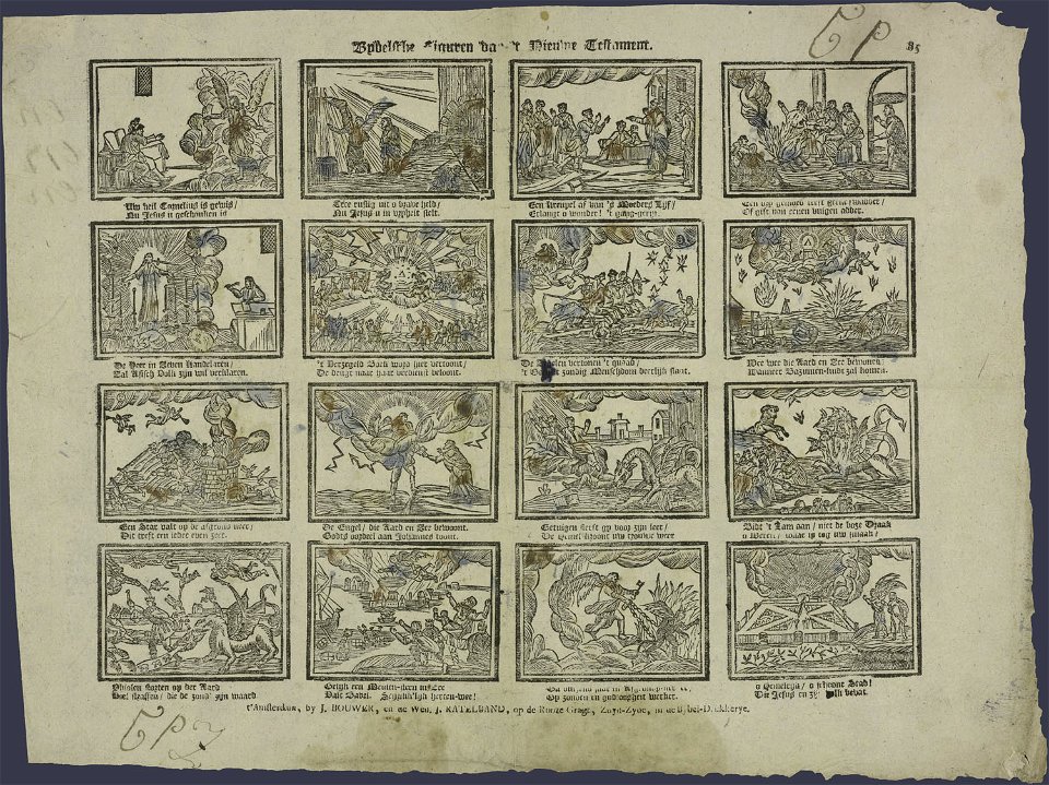 Bybelsche figuren van 't Nieuwe Testament-Catchpenny print-SMC K 0136