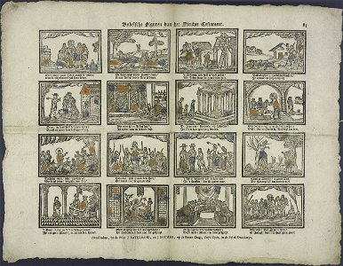 Bybelsche figuren van het Nieuwe Testament-Catchpenny print-Borms 0729