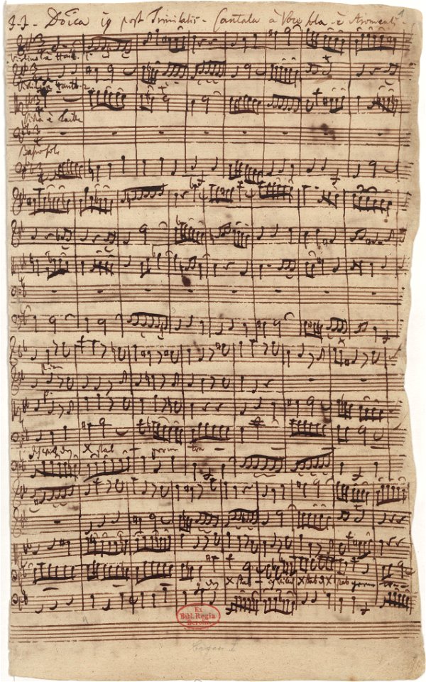 BWV56-autograph-manuscript-first-page-Bach-1726