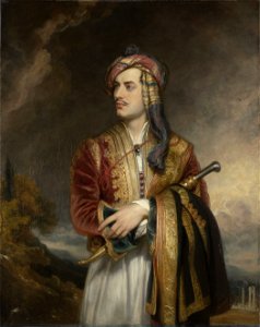 Lord Byron in Albanian Dress by Phillips, 1813