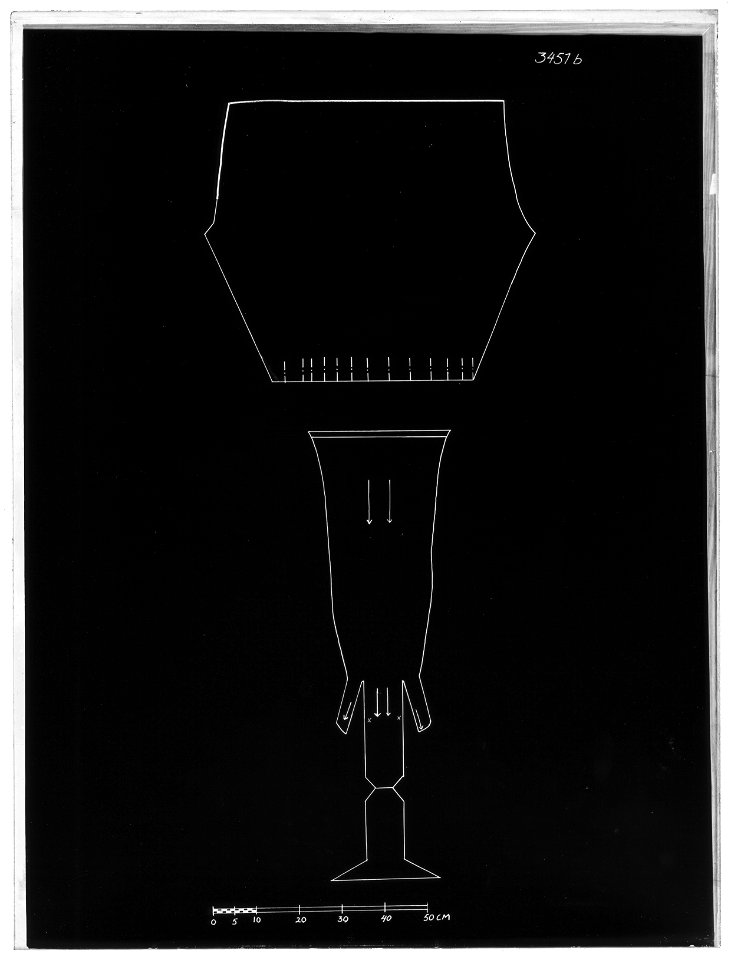 Byxor m strumpor brudgumsdräkt - Livrustkammaren - 25967-negative