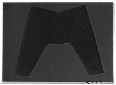 Byxor tillhörande algerisk kvinnodräkt - Livrustkammaren - 27603-negative