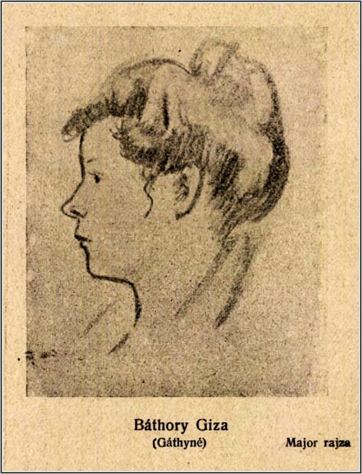 Báthory Giza, 1915, Major Henrik rajza
