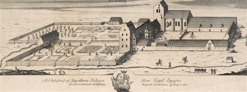 Bäckaskog Castle in 1680