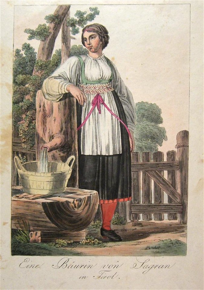Bäurin von Sagran in Tirol