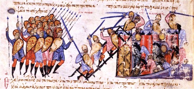 Byzantines under Nikephoros Phokas capture Amantia
