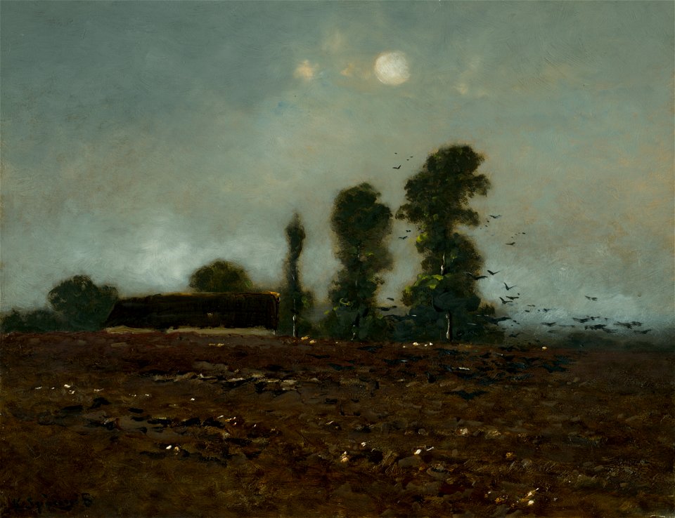 Béla Spányi - Súmrak - O 2699 - East Slovak Gallery