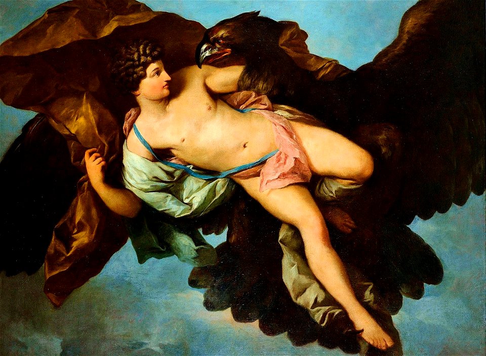 Bénigne Gagneraux - The Abduction of Ganymede, 1782