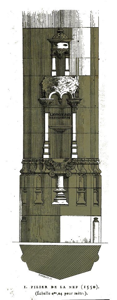 Bérulles pillier et niche 01048